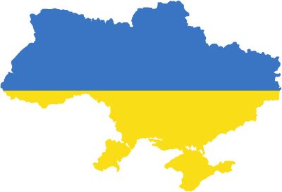 Oekraine-kaart-vlag